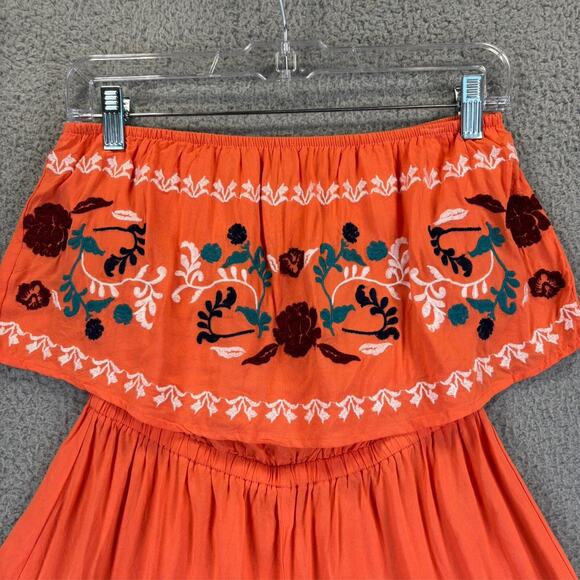 Y2k Rue21 Romper Small Embroidered Boho Hippie Sexy Mini Retro Cottage Vintage - Picture 2 of 8